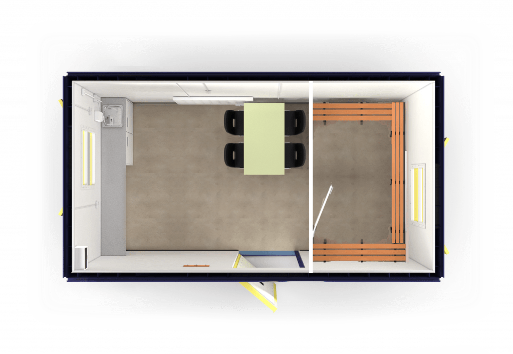 Mobile welfare ground plan