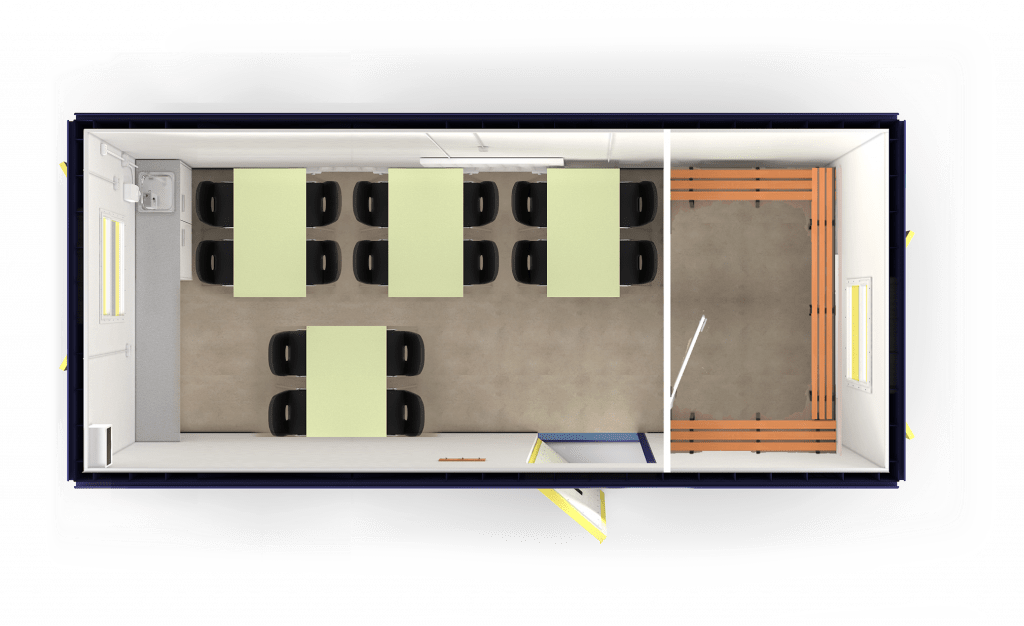 Mobile welfare ground plan