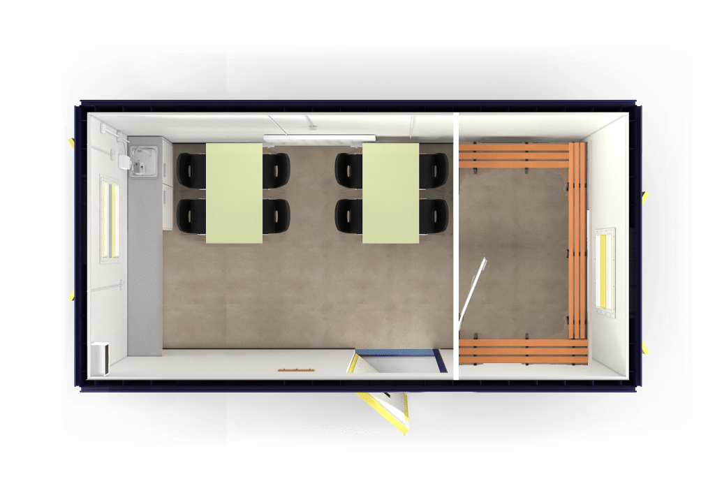 Mobile welfare ground plan