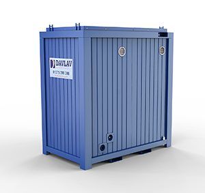 Secure steel container