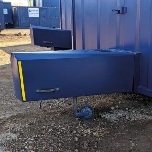 Secure steel container