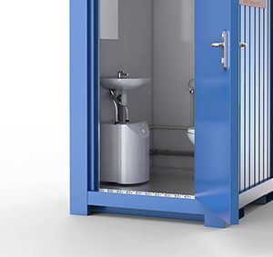 Secure steel container