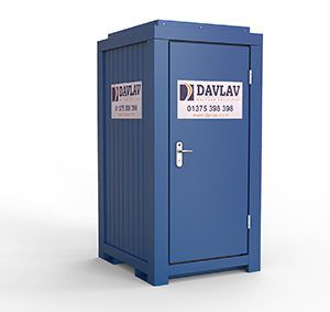 Secure steel container